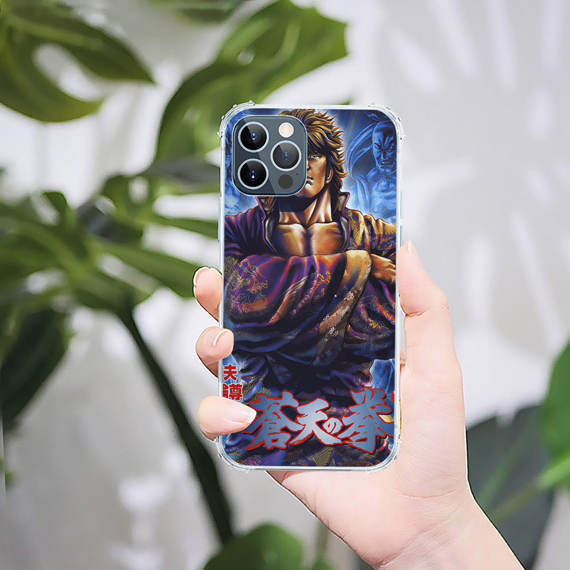 （画像用） 北斗の拳 Fist of the North Star 【iPhone 12シリーズ対応】透明スマホケース（クリアソフトケース）